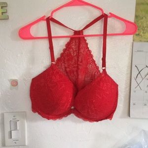 Pink Victoria’s Secret bra